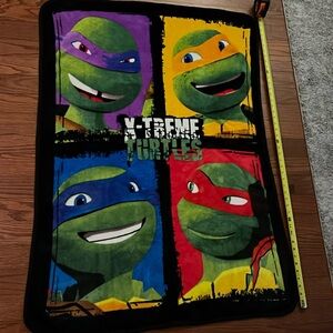 Ninja turtles blanket throw plush 47x33